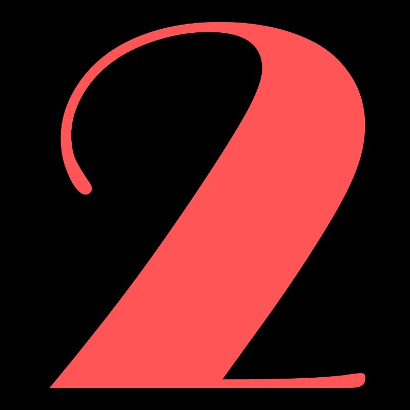 2. 2 JAHRE. 2. JUBILÄUM. GEBURTSTAG 2 JAHRE. 2