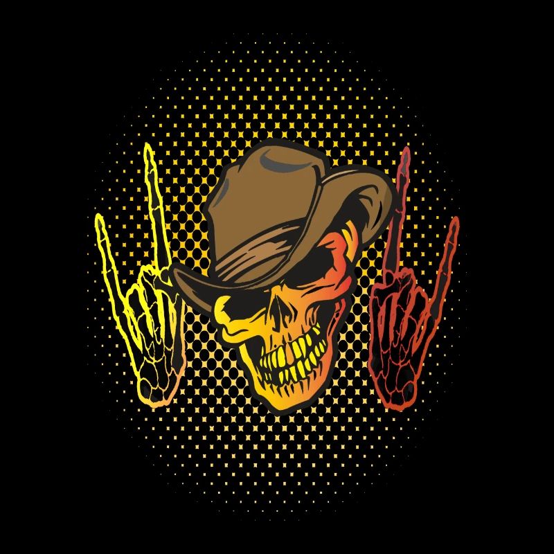 Skull Skeletal Hands