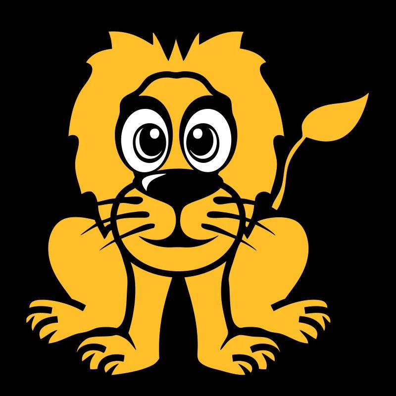 lion animals drawing