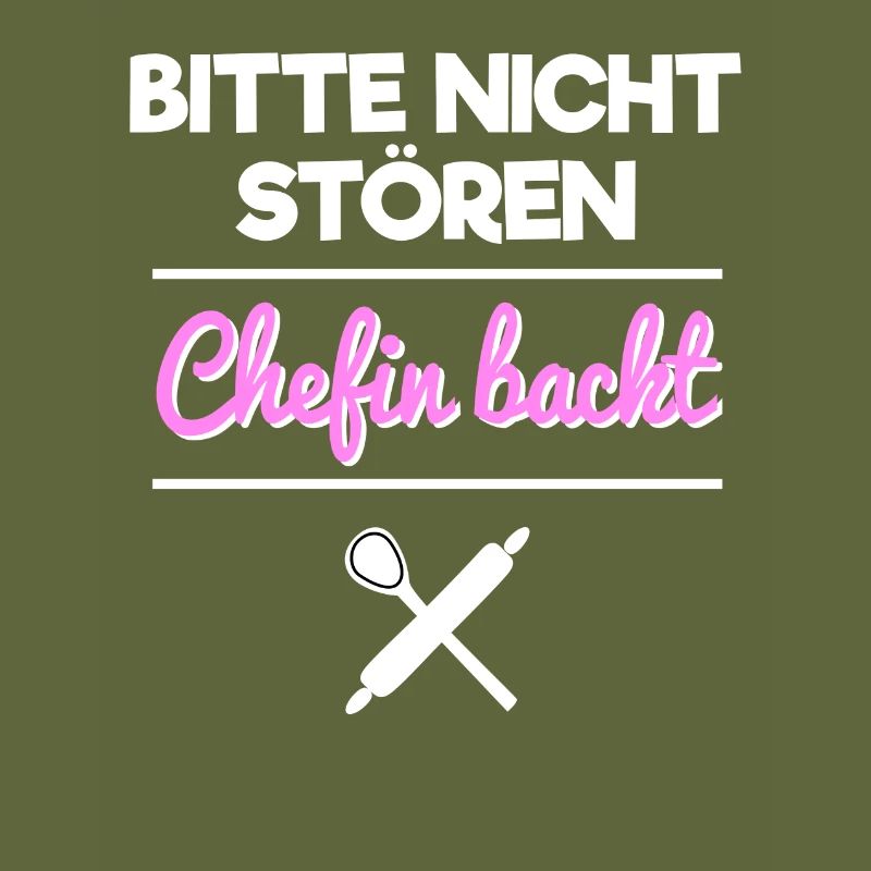 Bitte nicht stören Chefin backt Bäckerin Konditor