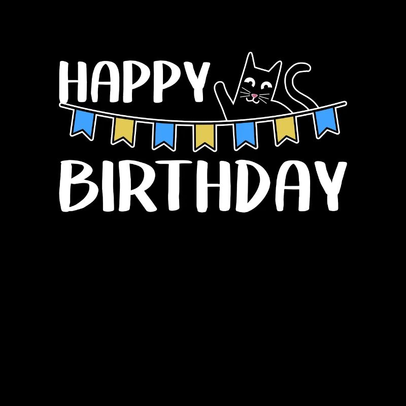 Happy Birthday anniversaire chat sort drôle doux