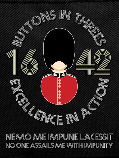Scots Guards, Buttons in Threes