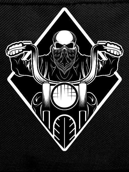 biker outlaw skull