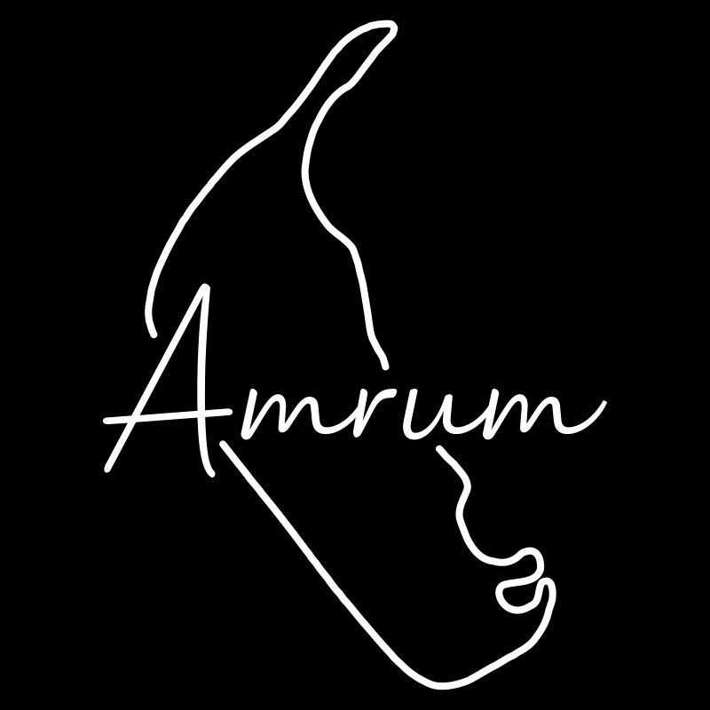 Amrum | Map line art minimalism