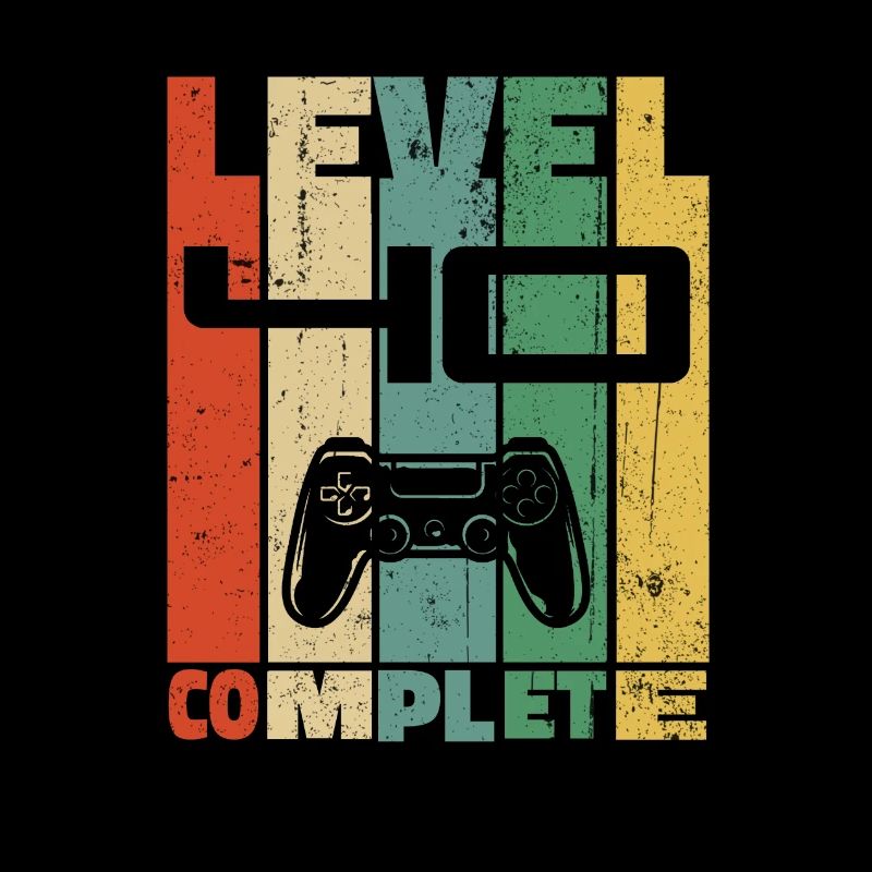 40. Geburtstag Level 40 Complete Retro Fun Gamer