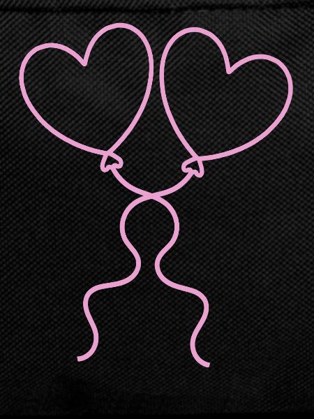 Herz rosa Ballon Luftballon