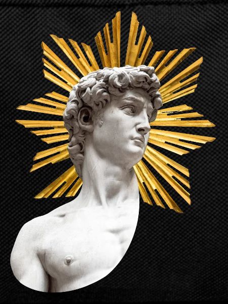 | David with Halo Michelangelo