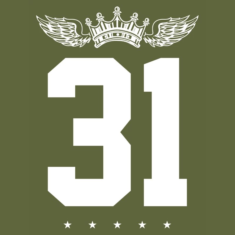 31 Number crown