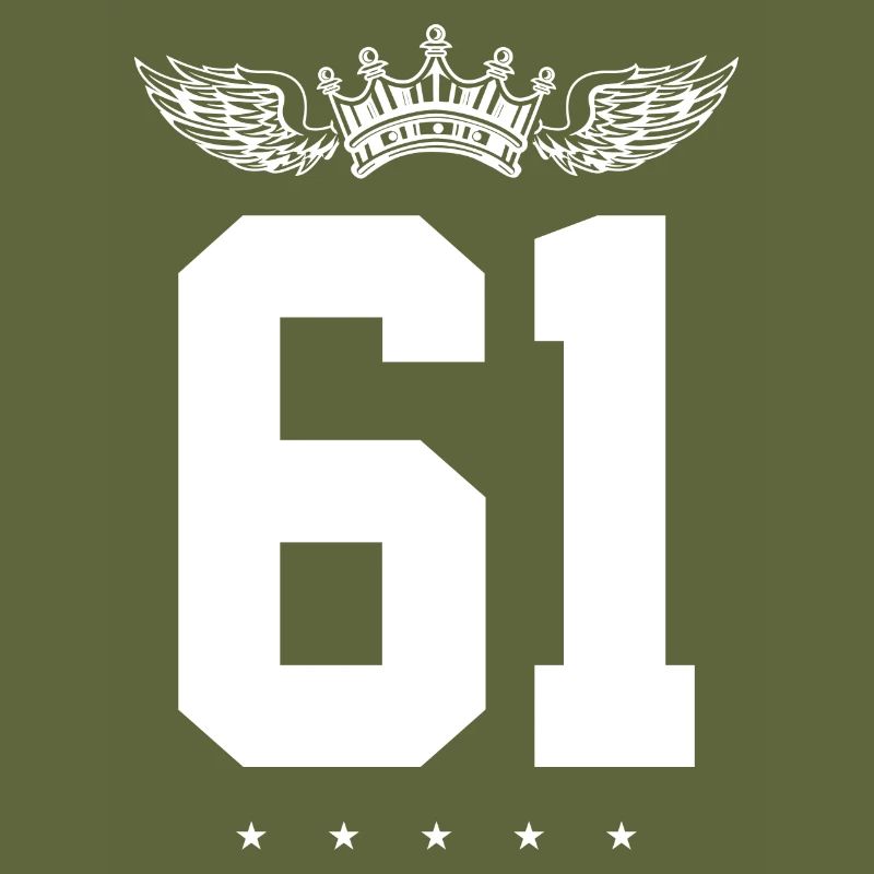 61 Number crown