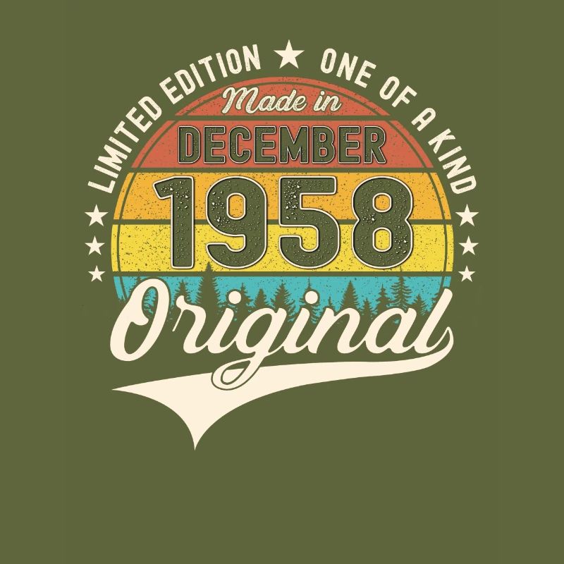 Cadeau original du 64e anniversaire de décembre 1958
