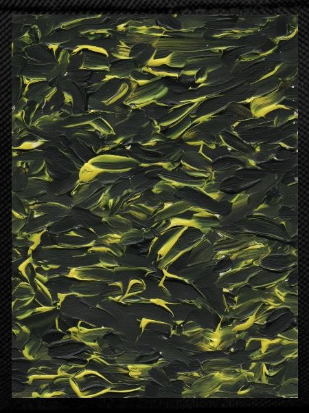 Yellow in the dark (acrylic paint)