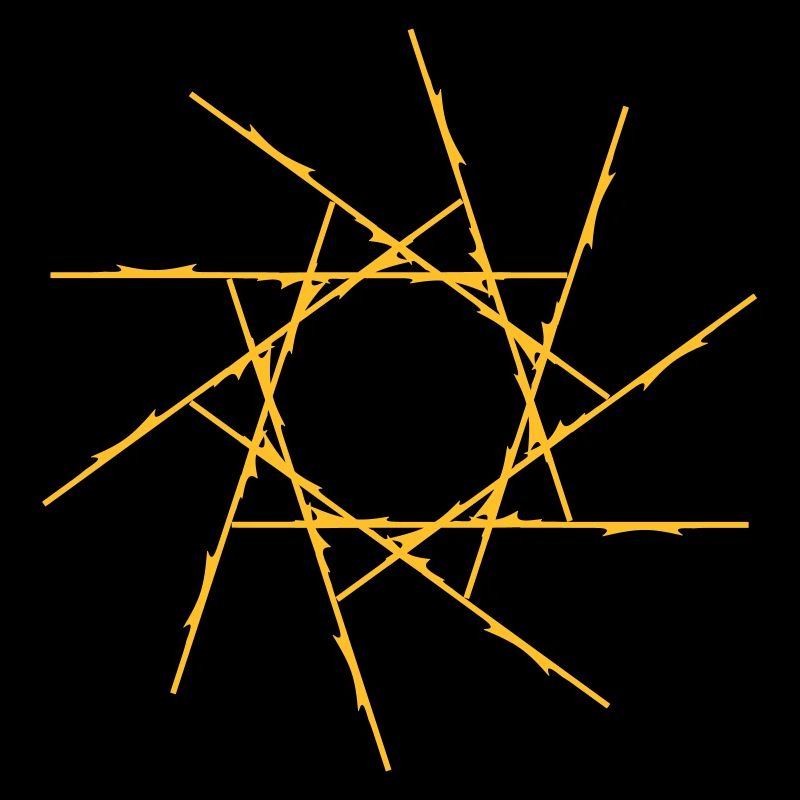 Lens Object | gekreiselte Linien | Vectorgraphic