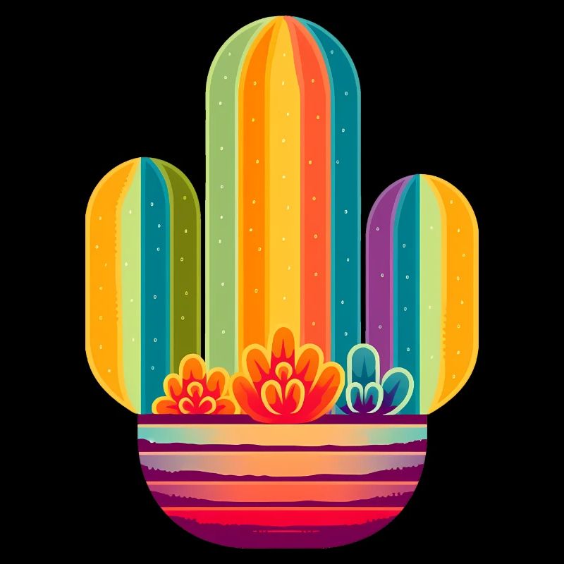 Regenbogen Kaktus