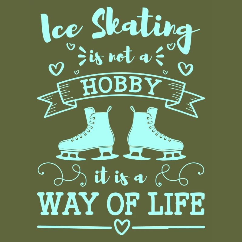 Eisläufer Eis Winter