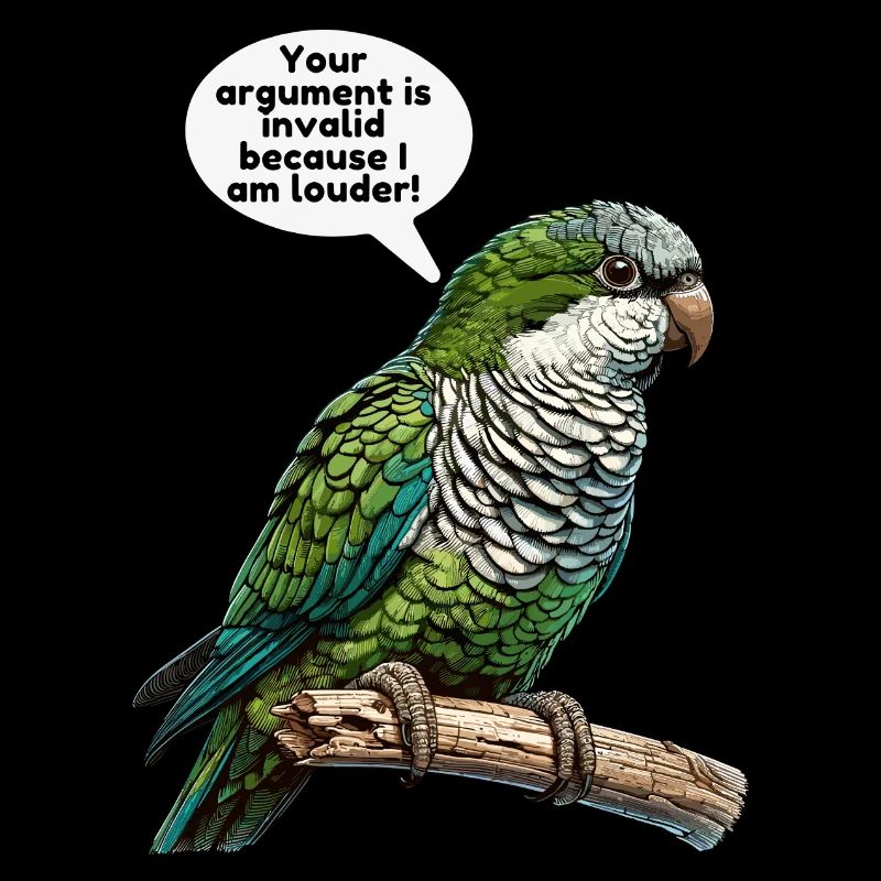 Quaker Parrot Monk Parakeet