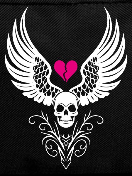 Skull Broken Heart Anti Valentine's Day