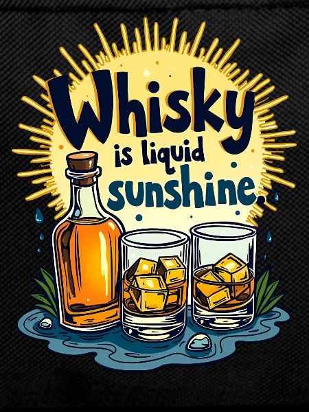 WHISKY IS LIQUID SUNSHINE