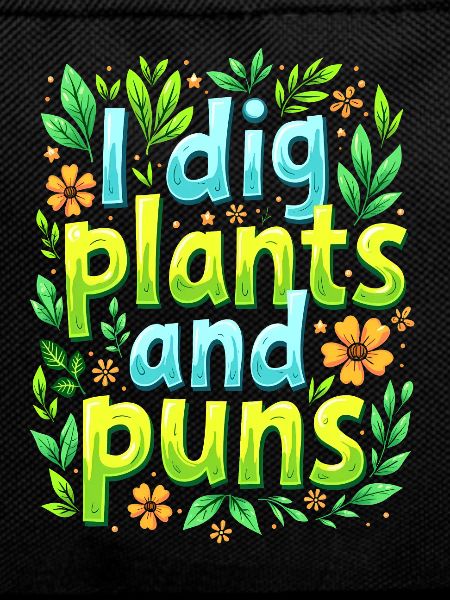 I DIG PLANTS AND PUNS