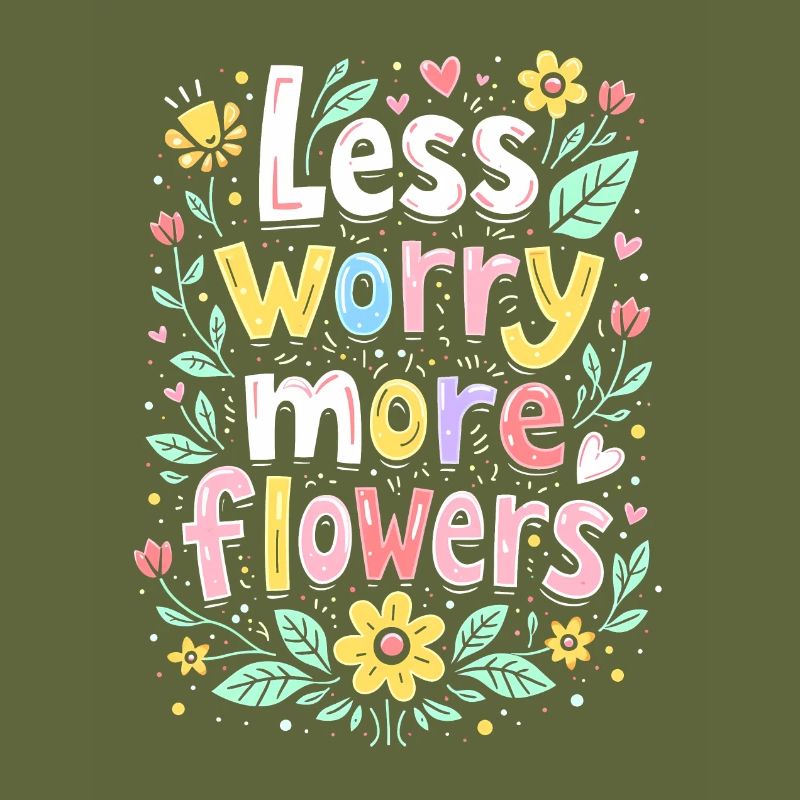 MOINS DE SOUCIS, PLUS DE FLEURS
