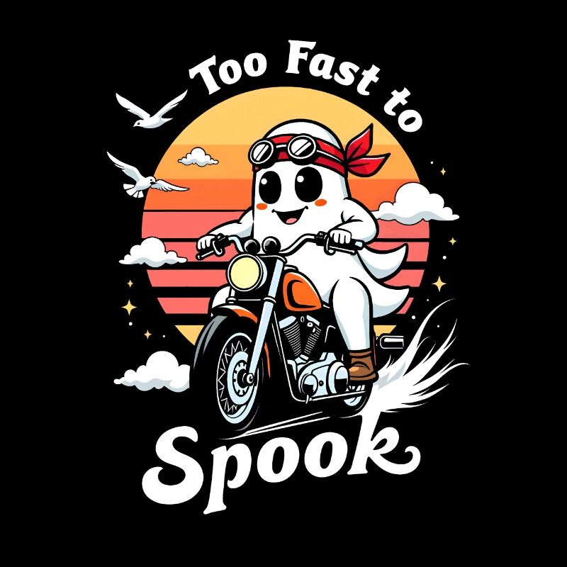 Too fast to spook - Geist auf Motorrad