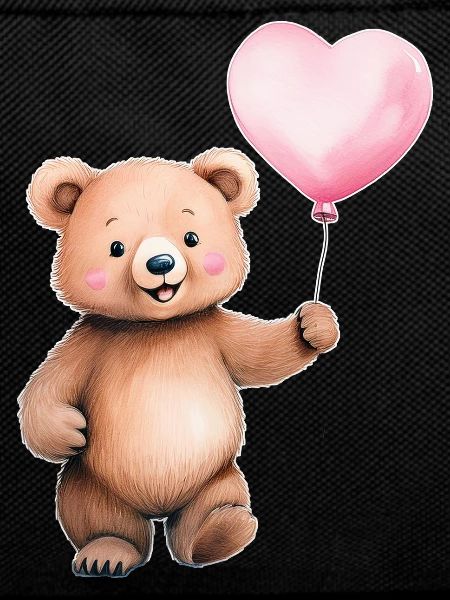 Herzballon Teddy