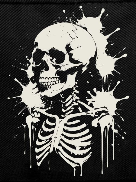 Skull Skeleton Skull & Painting