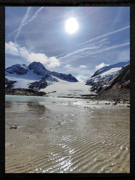 Glacier and Lake