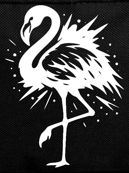 Elegante Flamingo-Silhouette