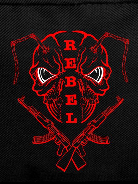"REBEL EYES – Fearless Expression" red