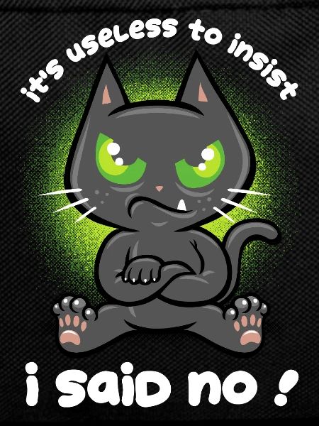 Störrische Katze