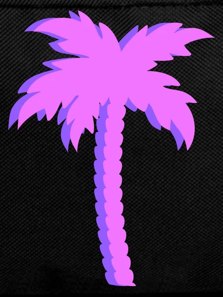 Lila Palmen Gradient