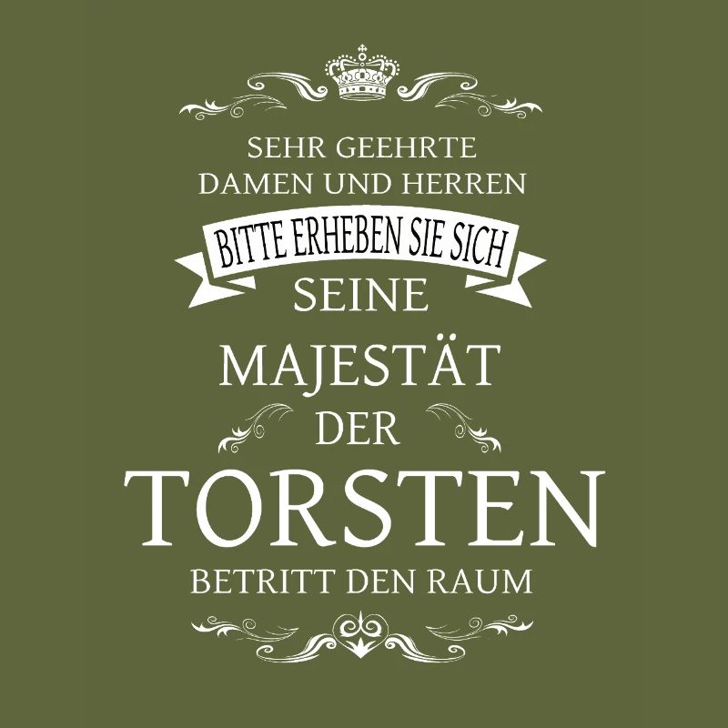 Sa Majesté Torsten entre dans la pièce
