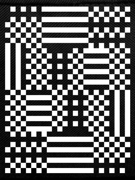 GridFlux Monochromes optisches Muster