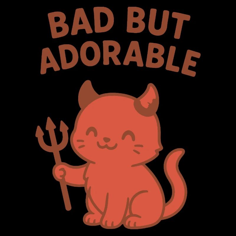 Bad But Adorable Devil Cat