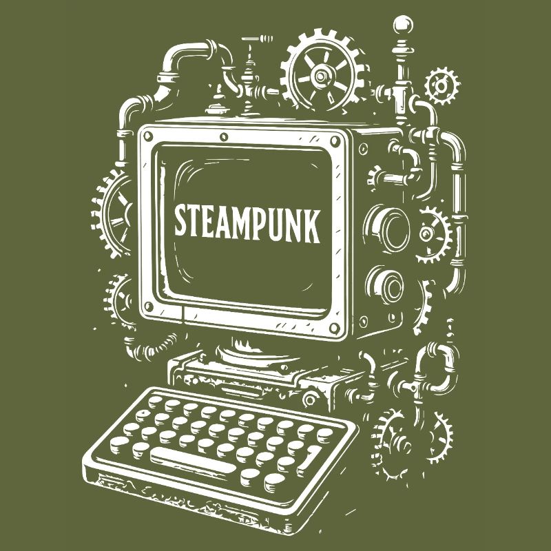Steampunk Computer Getriebe