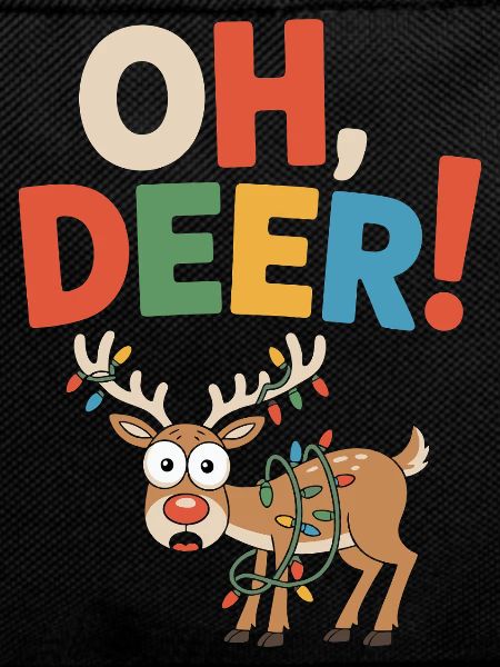 Oh, Deer! Funny Christmas Gift Design