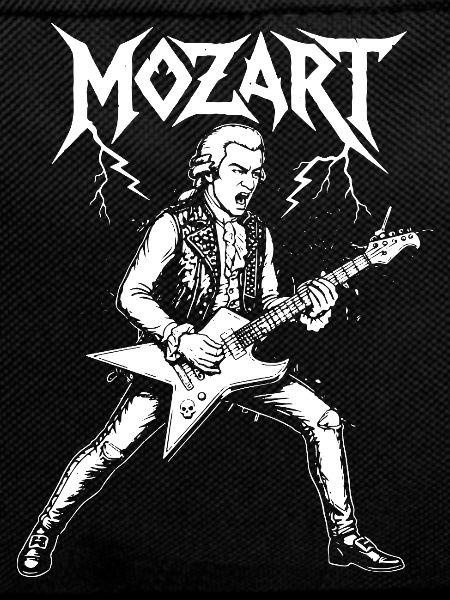 Mozart Metal Guitar Hero Tee