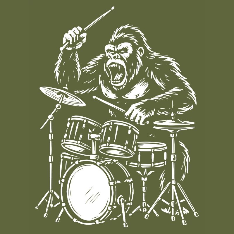Gorilla-Trommelwut