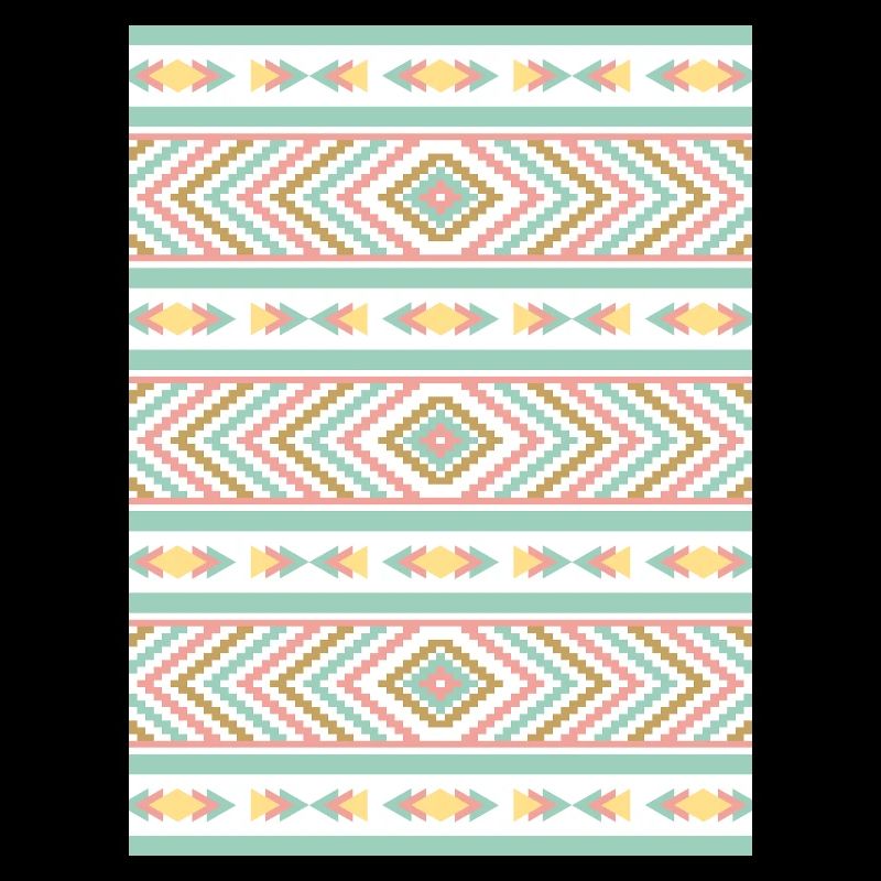 Stylish Boho Vibe Tribal Pastel Geometry