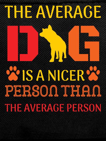 Average dog nicer than average person
