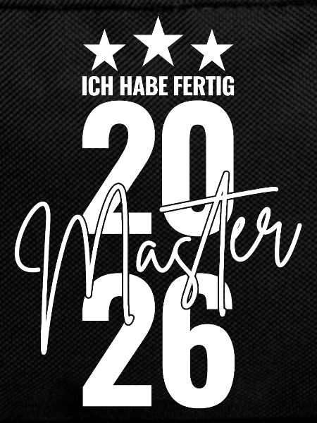 Master 2026 I have finished
