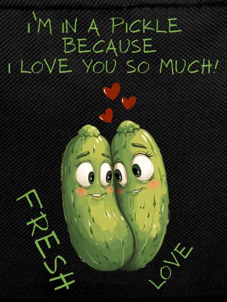 Cucumbers in love – fresh love
