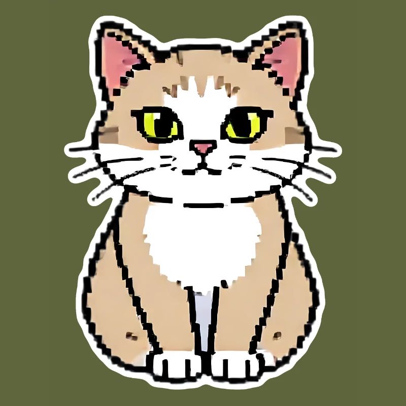 Cat Pixel Art