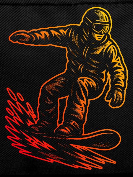 A motif just for snowboarding