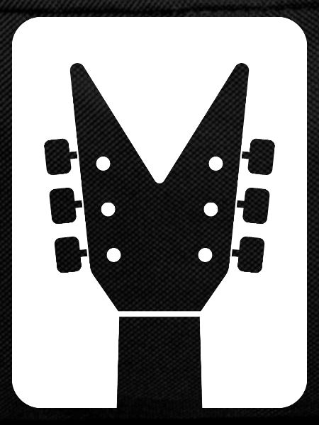 Guitar Headstock Silhouette