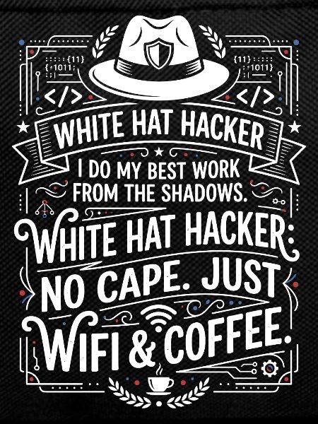 White Hat Hacker Wifi And Coffee
