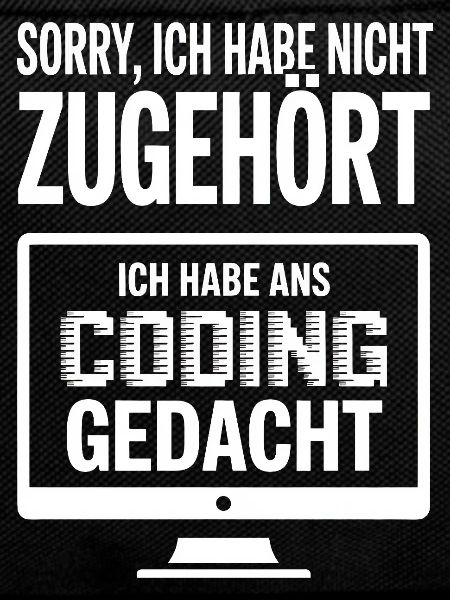 Coding Gedacht: Nicht Zuhören Meme