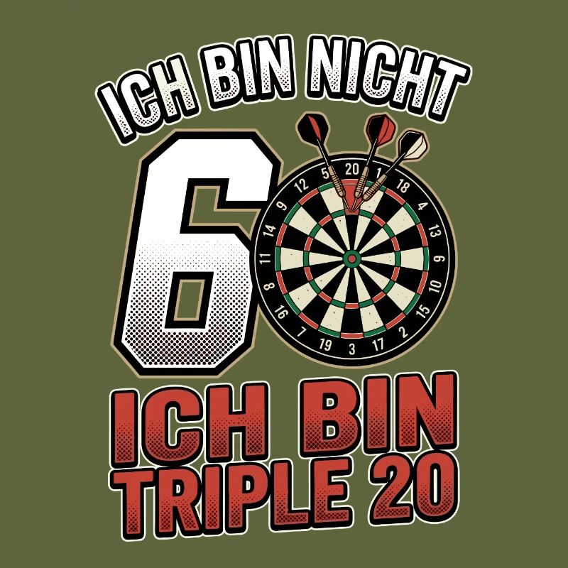60. Geburtstag Dart Triple 20