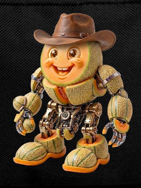 Melon Ranger: Steampunk Cowboy Bot