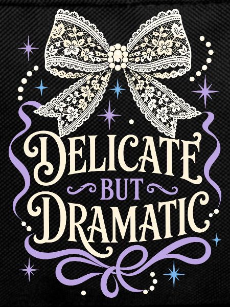 Delicate But Dramatic Bow